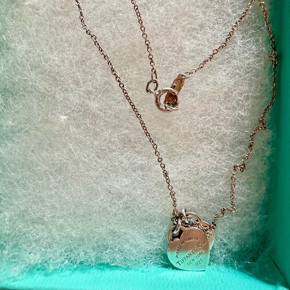Tiffany & Co. Silver Heart Tag Necklace